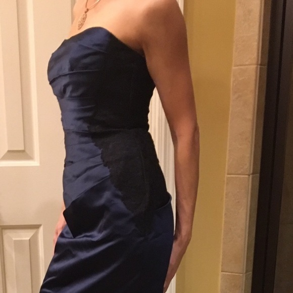 David’s Bridal NWT strapless dress Size 2 and 6 - Picture 4 of 6